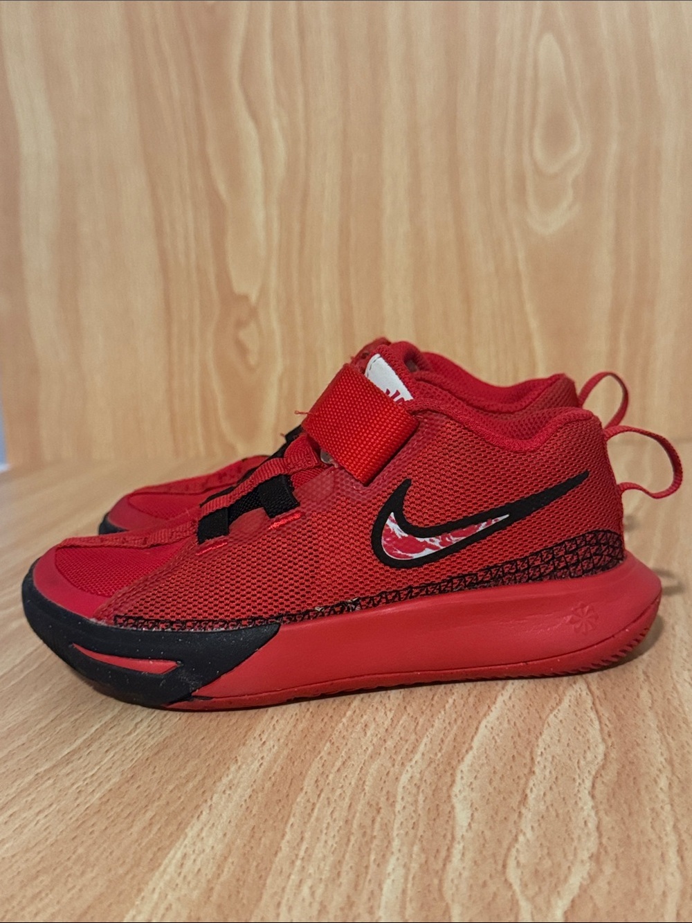 Nike Kyrie Fly Trap 6 Kids Red and Black Sneakers
